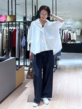 「アイテム（メガネ）」を使った、Makiさん（レディース・173cm・30代）の夏コーディネート