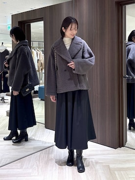「MILOS（ミロス）のアイテム」を使った、Makiさん（レディース・173cm）の秋コーディネート