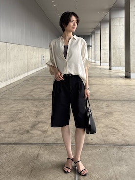 「ADD CULUMN（アドカラム）のアイテム」を使った、Makiさん（レディース・173cm）の春コーディネート