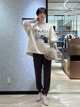 「アイテム（チョーカー）」を使った、Makiさん（レディース・173cm・30代）の秋コーディネート