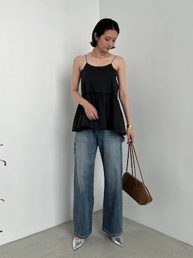 「BARNYARDSTORM（バンヤードストーム）のBARNYARDSTORM / メタルチョーカー（チョーカー）」を使った、Makiさん（レディース・173cm）の夏コーディネート