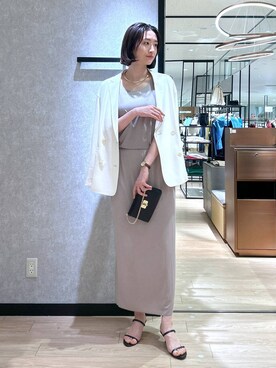 「BARNYARDSTORM（バンヤードストーム）のBARNYARDSTORM / メタルチョーカー（チョーカー）」を使った、Makiさん（レディース・173cm）の春コーディネート