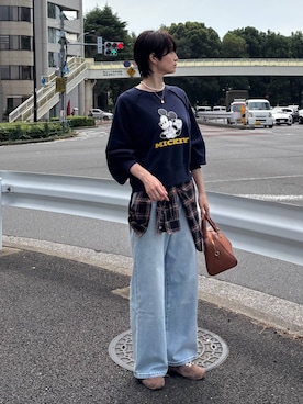 「アイテム（その他小物）」を使った、Makiさん（レディース・173cm）の秋コーディネート