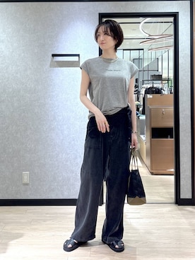 「Drifter（ドリフター）のアイテム」を使った、Makiさん（レディース・173cm）の春コーディネート