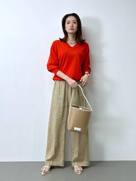 「BARNYARDSTORM（バンヤードストーム）のBARNYARDSTORM / メタルチョーカー（チョーカー）」を使った、Makiさん（レディース・173cm）の春コーディネート