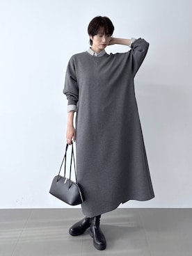 「BARNYARDSTORM（バンヤードストーム）のBARNYARDSTORM / ハイブリッドストレッチブーツ（ブーツ）」を使った、Makiさん（レディース・173cm）の秋コーディネート