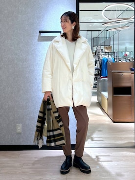 Makiさん（レディース・173cm）の冬コーディネート