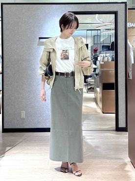 「GOOD ROCK SPEED（グッドロックスピード）のアイテム」を使った、Makiさん（レディース・173cm）の春コーディネート