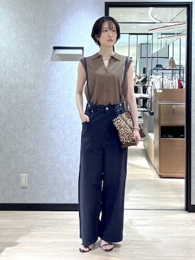 「Drifter（ドリフター）のアイテム」を使った、Makiさん（レディース・173cm）の春コーディネート