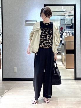 「COTTO（コトゥー）のアイテム」を使った、Makiさん（レディース・173cm）の春コーディネート