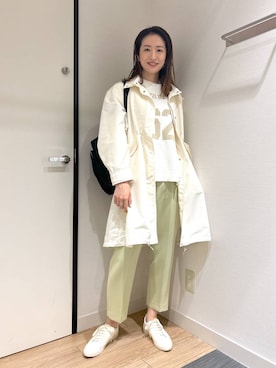 「BARNYARDSTORM」｜「アイテム（ナイロンジャケット）」を使った、Makiさん（レディース・173cm）の冬コーディネート