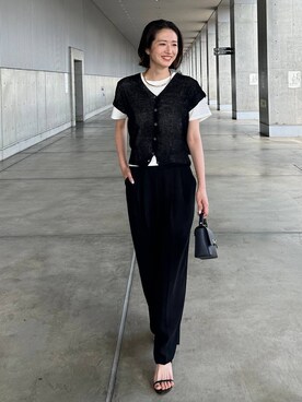 「BARNYARDSTORM（バンヤードストーム）のBARNYARDSTORM / メタルチョーカー（チョーカー）」を使った、Makiさん（レディース・173cm）の夏コーディネート