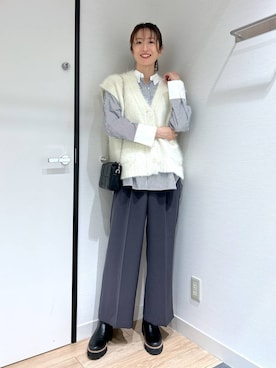 Makiさん（レディース・173cm）の冬コーディネート