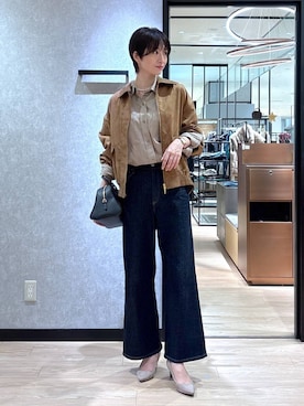 「アイテム（その他小物）」を使った、Makiさん（レディース・173cm）の秋コーディネート