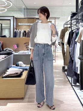 「COTTO（コトゥー）のアイテム」を使った、Makiさん（レディース・173cm）の春コーディネート