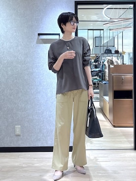 「アイテム（その他小物）」を使った、Makiさん（レディース・173cm）の秋コーディネート