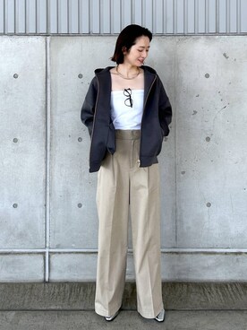 「BARNYARDSTORM（バンヤードストーム）のBARNYARDSTORM / メタルチョーカー（チョーカー）」を使った、Makiさん（レディース・173cm）の春コーディネート