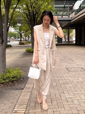 Makiさん（レディース・173cm）の春コーディネート