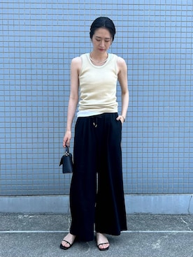 「BARNYARDSTORM（バンヤードストーム）のBARNYARDSTORM / メタルチョーカー（チョーカー）」を使った、Makiさん（レディース・173cm）の夏コーディネート