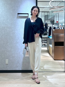 「BARNYARDSTORM（バンヤードストーム）のアイテム（その他シューズ）」を使った、Makiさん（レディース・173cm）の夏コーディネート