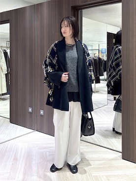 「MILOS（ミロス）のアイテム」を使った、Makiさん（レディース・173cm）の秋コーディネート