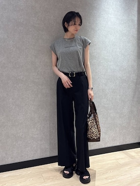 「Drifter（ドリフター）のアイテム（バッグ）」を使った、Makiさん（レディース・173cm）の夏コーディネート