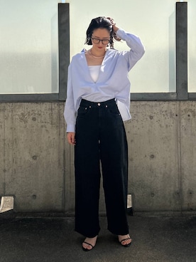 「BARNYARDSTORM（バンヤードストーム）のBARNYARDSTORM / メタルチョーカー（チョーカー）」を使った、Makiさん（レディース・173cm）の春コーディネート