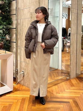 「アイテム（その他アウター）」を使った、HIRANOさん（レディース・150cm）の冬コーディネート