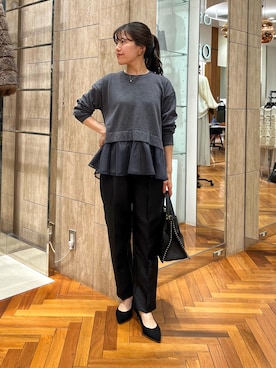 「アイテム（パンプス）」を使った、HIRANOさん（レディース・150cm）の秋コーディネート