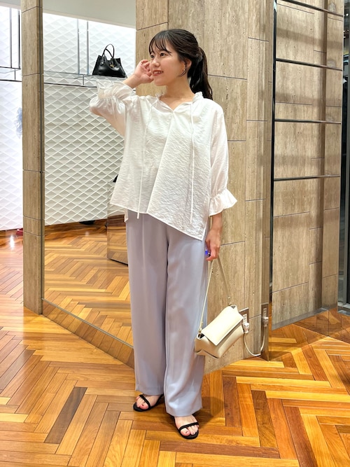 セール】ストレッチジョーゼットイージーパンツ（その他パンツ