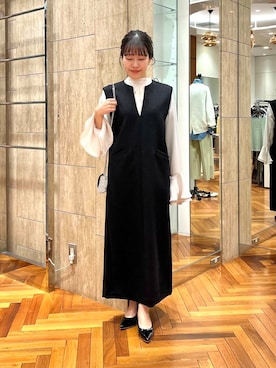 「アイテム（ワンピース/ドレス）」を使った、HIRANOさん（レディース・150cm）の冬コーディネート