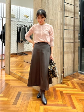 「F by ROSSO（エフバイロッソ）のアイテム」を使った、HIRANOさん（レディース・150cm）の秋コーディネート