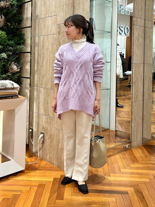 アーバンリサーチ ロッソ（URBAN RESEARCH ROSSO）/スリットフレアストレッチパンツ セール】スリットフレアストレッチパンツ（その他パンツ）｜URBAN