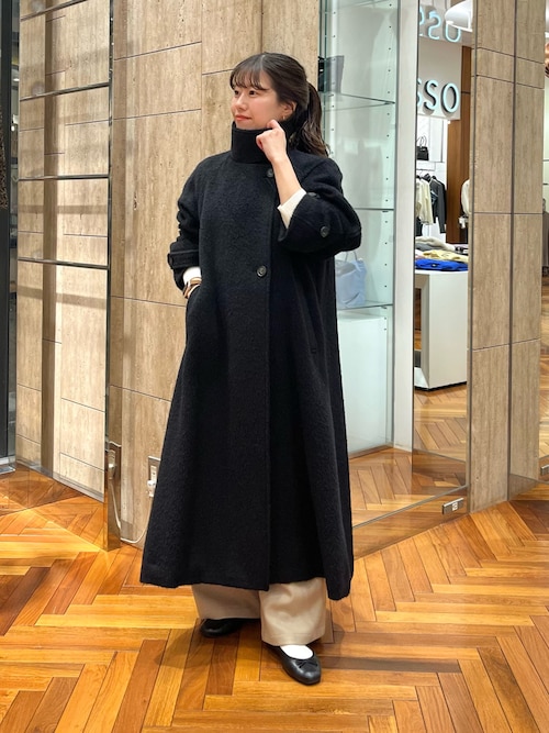 セール】アルパカ混シャギースタンドコート（その他アウター）｜URBAN
