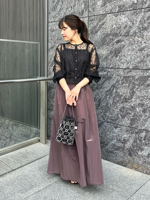 シアーメッシュドットプルオーバー（その他トップス）｜URBAN