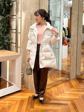 「URBAN RESEARCH ROSSO WOMEN（アーバンリサーチ　ロッソ）のアイテム」を使った、HIRANOさん（レディース・150cm）の冬コーディネート