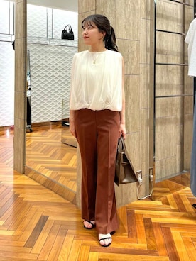 「仕事着」｜HIRANOさん（レディース・150cm）の夏コーディネート