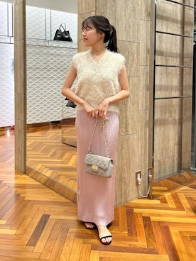 「アイテム（ベスト）」を使った、HIRANOさん（レディース・150cm）の夏コーディネート