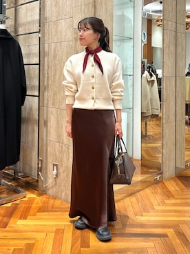 「アイテム（財布/小物）」を使った、HIRANOさん（レディース・150cm）の秋コーディネート