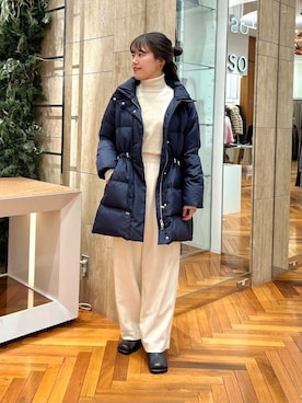 「URBAN RESEARCH ROSSO WOMEN（アーバンリサーチ　ロッソ）のアイテム（ダウンジャケット/コート）」を使った、HIRANOさん（レディース・150cm）の冬コーディネート