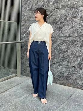 「F by ROSSO（エフバイロッソ）のアイテム」を使った、HIRANOさん（レディース・150cm）の夏コーディネート