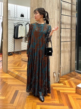 「アイテム（ワンピース/ドレス）」を使った、HIRANOさん（レディース・150cm）の秋コーディネート