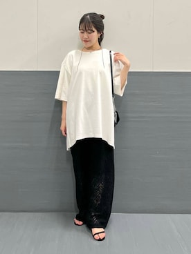 「URBAN RESEARCH ROSSO WOMEN（アーバンリサーチ　ロッソ）のアイテム（アクセサリー）」を使った、HIRANOさん（レディース・150cm）の夏コーディネート