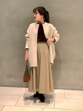 「アイテム（Tシャツ/カットソー）」を使った、HIRANOさん（レディース・150cm）の秋コーディネート