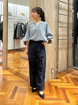 「F by ROSSO（エフバイロッソ）のアイテム」を使った、HIRANOさん（レディース・150cm）の秋コーディネート