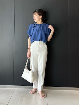 「URBAN RESEARCH ROSSO WOMEN（アーバンリサーチ　ロッソ）のアイテム（パンツ）」を使った、HIRANOさん（レディース・150cm）の春コーディネート