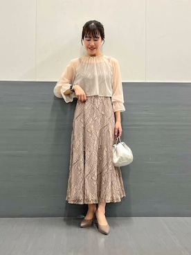 「アイテム（ドレス）」を使った、HIRANOさん（レディース・150cm）の秋コーディネート