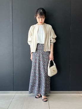 「URBAN RESEARCH ROSSO WOMEN（アーバンリサーチ　ロッソ）のアイテム（ブルゾン）」を使った、HIRANOさん（レディース・150cm）の春コーディネート