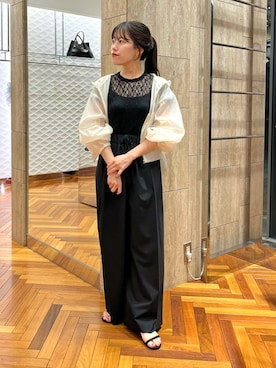 「URBAN RESEARCH ROSSO WOMEN（アーバンリサーチ　ロッソ）のウォッシャブルイージータックパンツ（その他パンツ）」を使った、HIRANOさん（レディース・150cm）の夏コーディネート