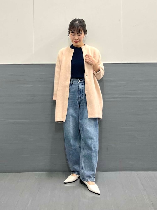ELENDEEK BASIC CN RACCOON MIX CARDIGAN（カーディガン/ボレロ